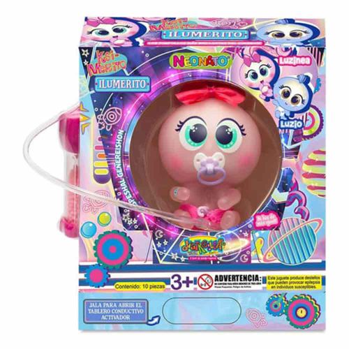 Muñeco Bebé Ksimerito Ilumerito Rosa Distroller 998996