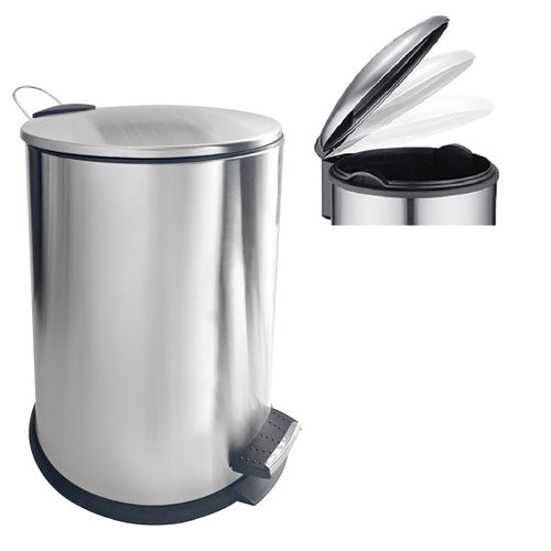 Cesto Residuos Tacho Acero Pedal 20 Lts Hogar Actual