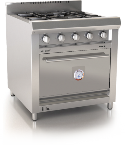 Cocina Industrial Morelli 750 Basic Chef 77Cm