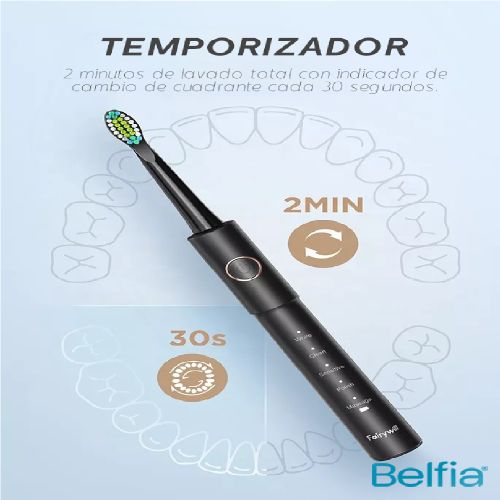 Cepillo De Dientes Electrico Dental Premium Cabezales Usb Fairwill