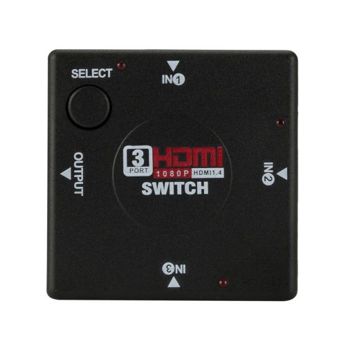 Switch Hdmi Adaptador Divisor Entradas Salida Dinax DX-SWHDMI4