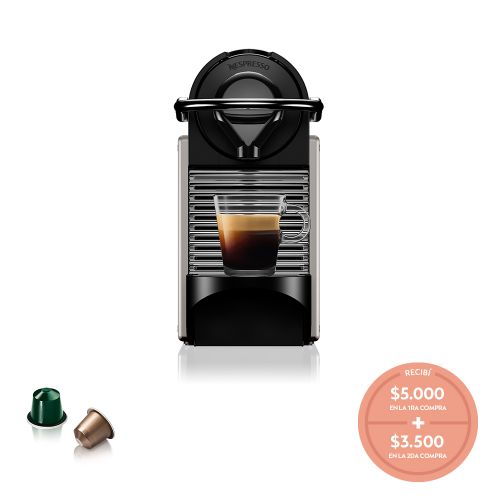 Cafetera Nespresso Pixie Aluminium Single