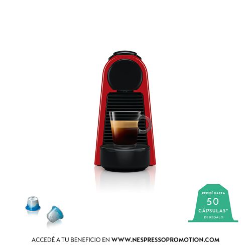 Cafetera Nespresso Essenza Mini Red